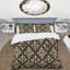 Ensemble de housse de couette Vintage Black Mosaic Tiles II - Country-109148286