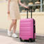 Ensemble de valises Hardshell ABS - Valises légères et durables avec deux roulettes pivotantes, tailles de bagage à main et pour bagages-132005447
