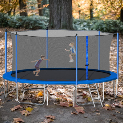 Trampoline de jardin avec enceinte de sécurité VAMOP