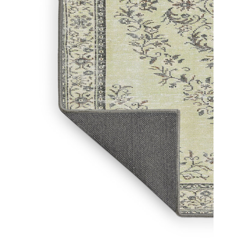 Tapis oriental beige / gris en laine, Rectangle 8 pi x 10 pi
