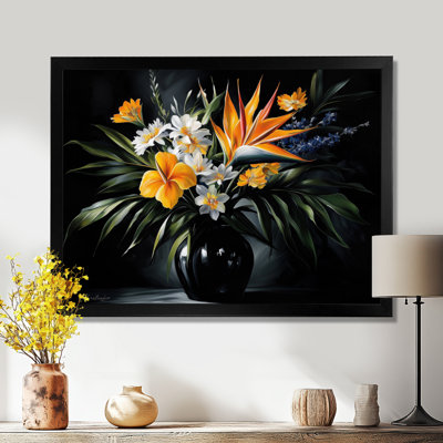 «Tropical Bloom Birds Of Paradise Flowers I - Birds Of Paradise», reproduction sur toile