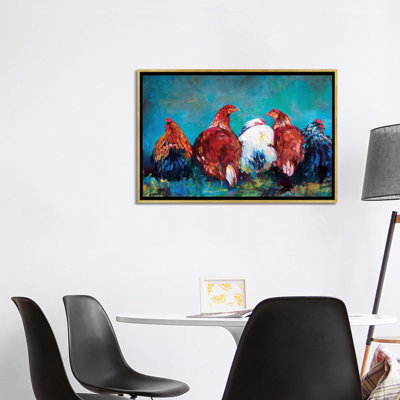 Hen Hen Friends par Sue Gardner - reproduction d'art