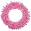 Pre-Lit Flocked Pine Artificial Christmas Wreath - Clear Lights-101835727-101835729