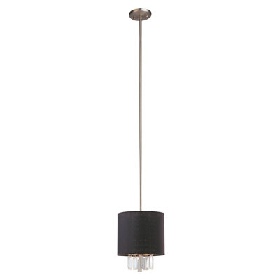 1 - Light Chrome, Grey Pendant