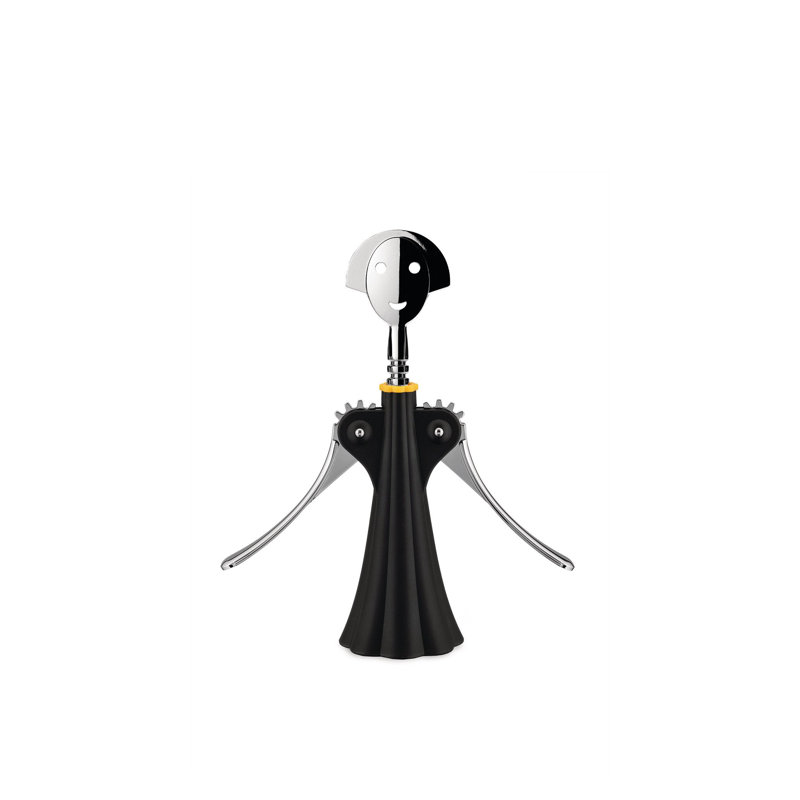 Anna G. Black Zinc Alloy and Resin Corkscrew