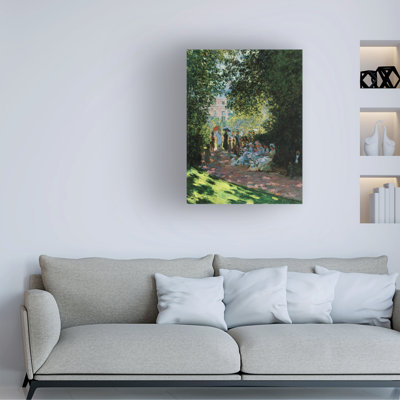 Marcus Jules The Parc Monceau Canvas Art