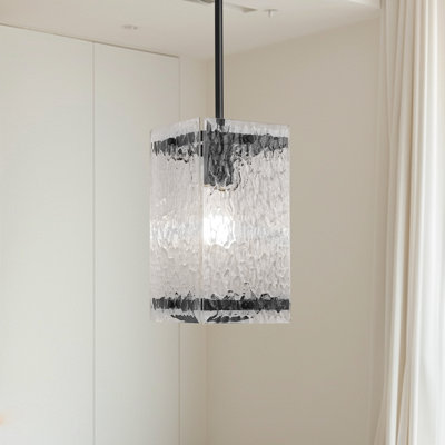 Luminaire suspendu noir 1 lumière Amirrah