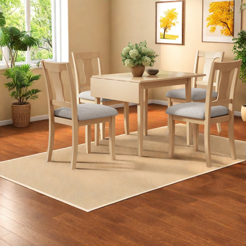 Ensembles de table et chaises modernes (doivent inclure la table et les chaises), Beige 2