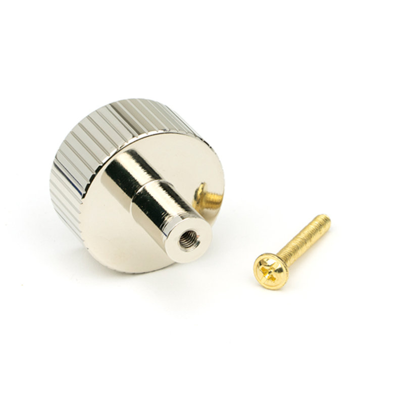 Round Knob, 3 cm, Polished Nickel