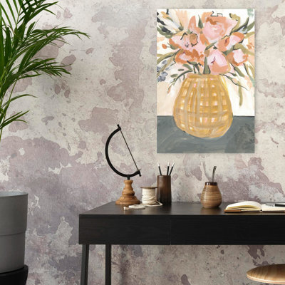 Boho Floral II Abstract Flower Art