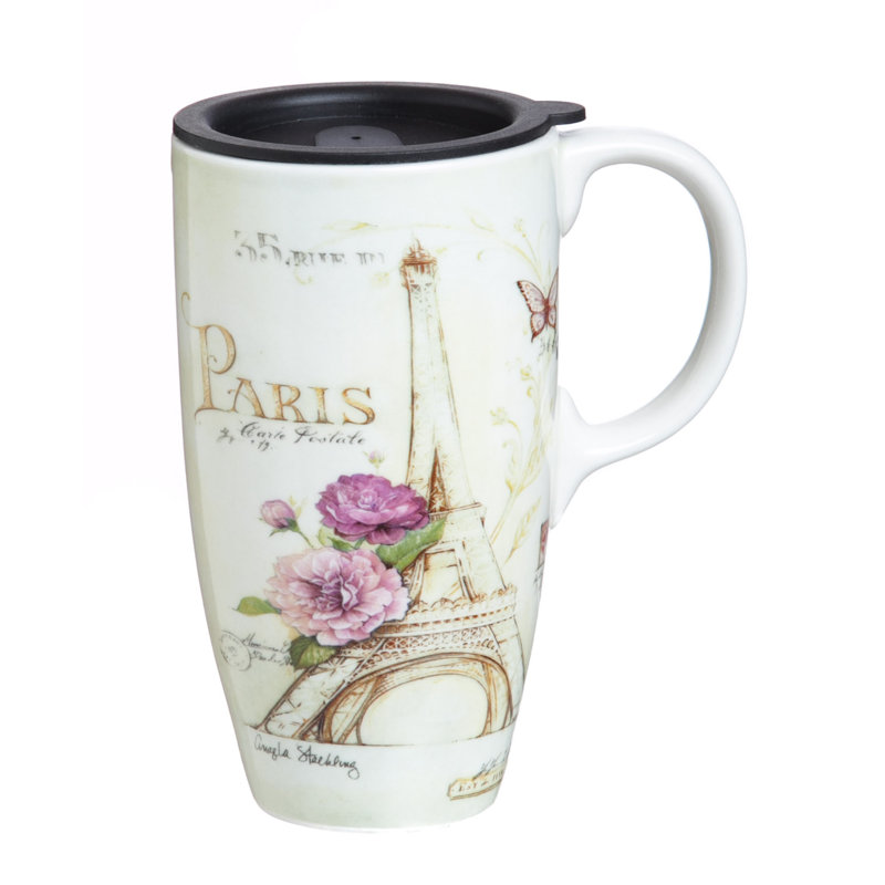 Grande tasse de voyage 17 onces french lilacs