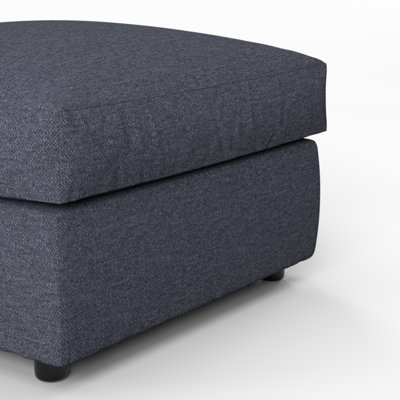70cm Wide Square Solid Colour Standard Ottoman