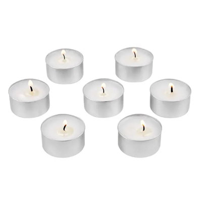 Paquet de 200 bougies chauffe-plat non parfumées de 6,5 heures de VEVOR