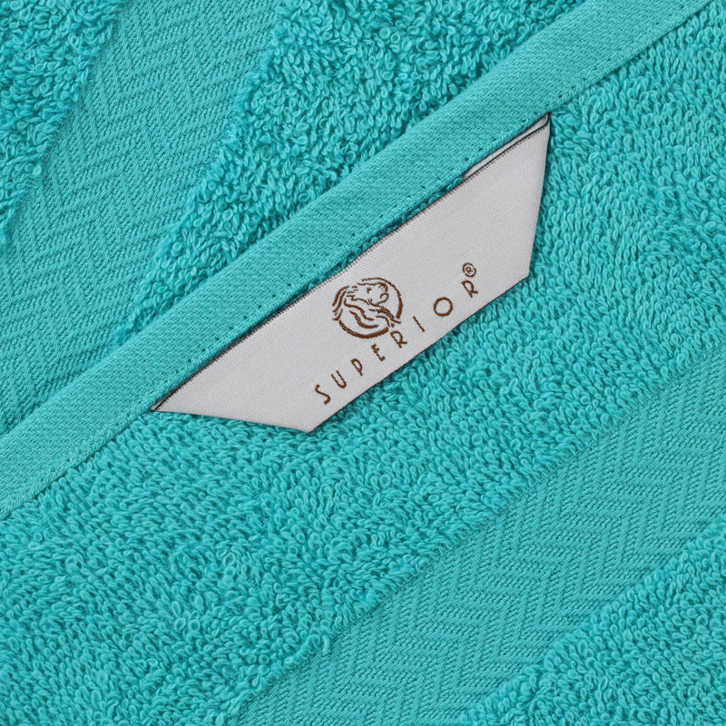 Ensemble de serviettes 12 pièces Franklin, Turquoise