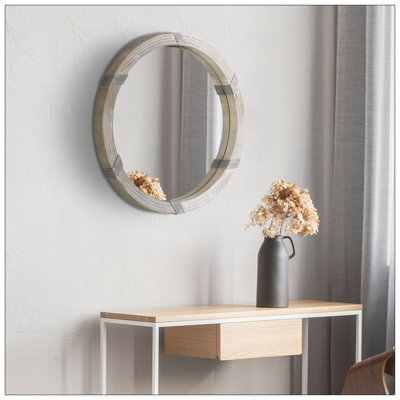 Miroir mural bois