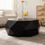 Vintage-style 38" Coffee Table With Three Uniqueness - Black Design, Vintage Style, Fir Wood And Combination, Stylish Choice