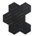 Black Basalt - Hexagon - Honed