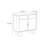 Multi-functional minimalist wooden accent cabinet