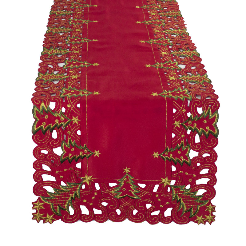 Commodore Table Runner, Red, 52" x 16"