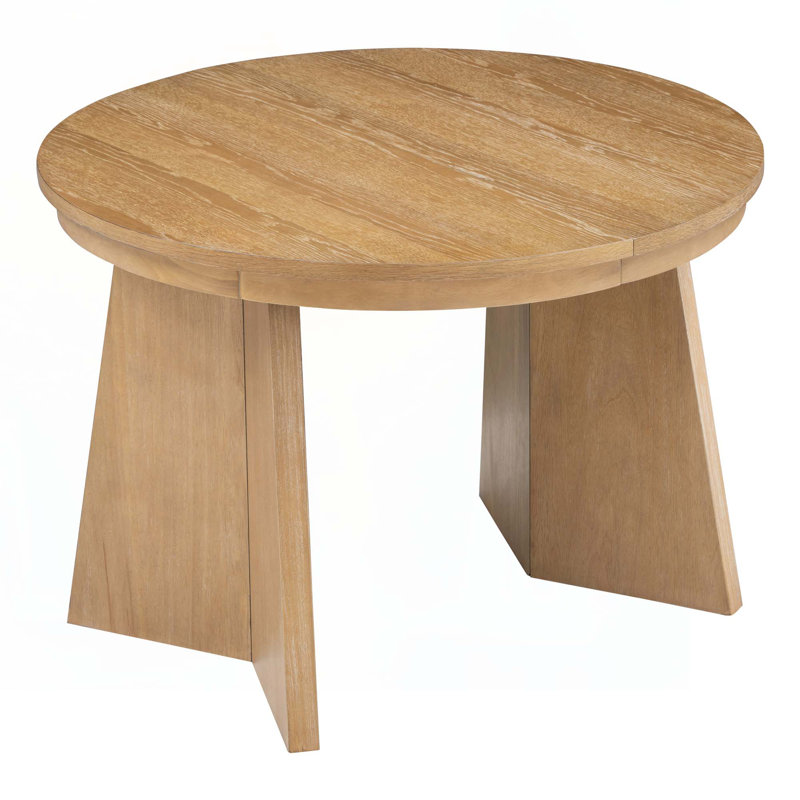 Extendable Dining Table, Natural Wood Wash