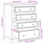 92cm W Chest of Drawers