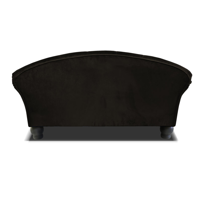 Debose Orthopedic Polyester Pet Bed, Dark Brown