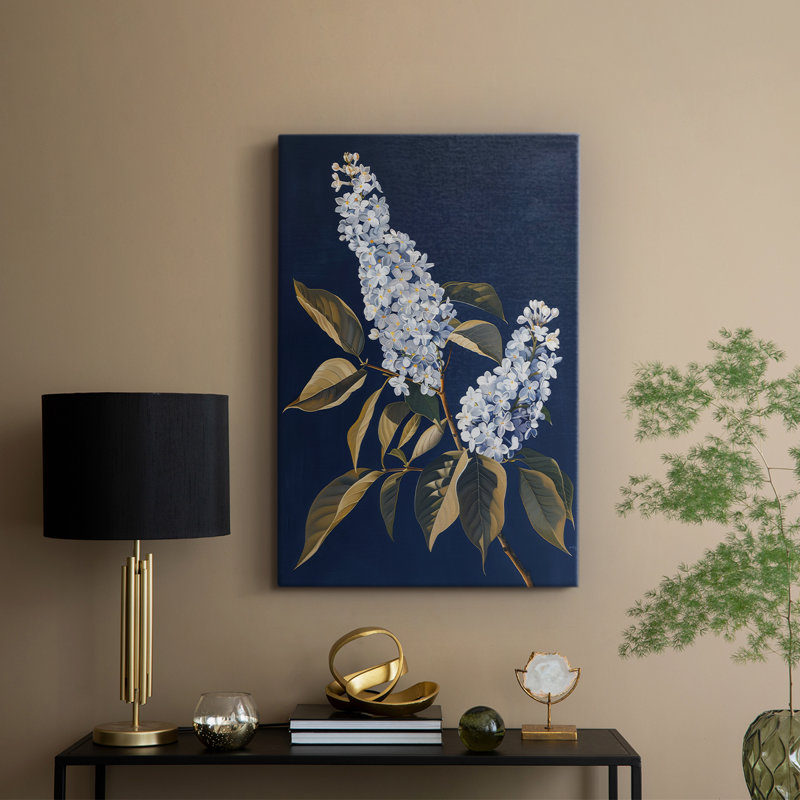 FLORAL Series CLXII -Custom Wrapped Gallery Cavas, 18" H x 12" W