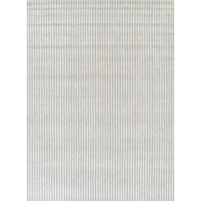 Momeni Lily Hand Tufted Wool Striped Blue Area Rug 8'10" X 11'10", Rectangle 8'10" x 11'10"
