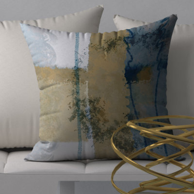 Housse de coussin carrée douteuse et insert