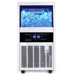 Commercial Ice Maker Machine, 110V 550LBS/24H 350LBS Large Storage