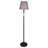 Tiniya 1 Light Floor Lamp With Oil Rubbed Bronze Finish And Cream Shade
