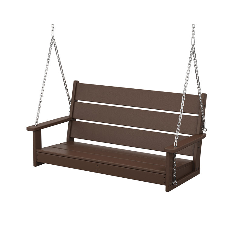 Balancelle 2 personnes POLYWOOD Lakeside, Acajou