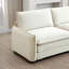 Canapé modulaire surdimensionné confortable 3 pièces, un canapé simple, un canapé 2 places et un canapé 3 places, canapé en velours côtelé beige-1341042122