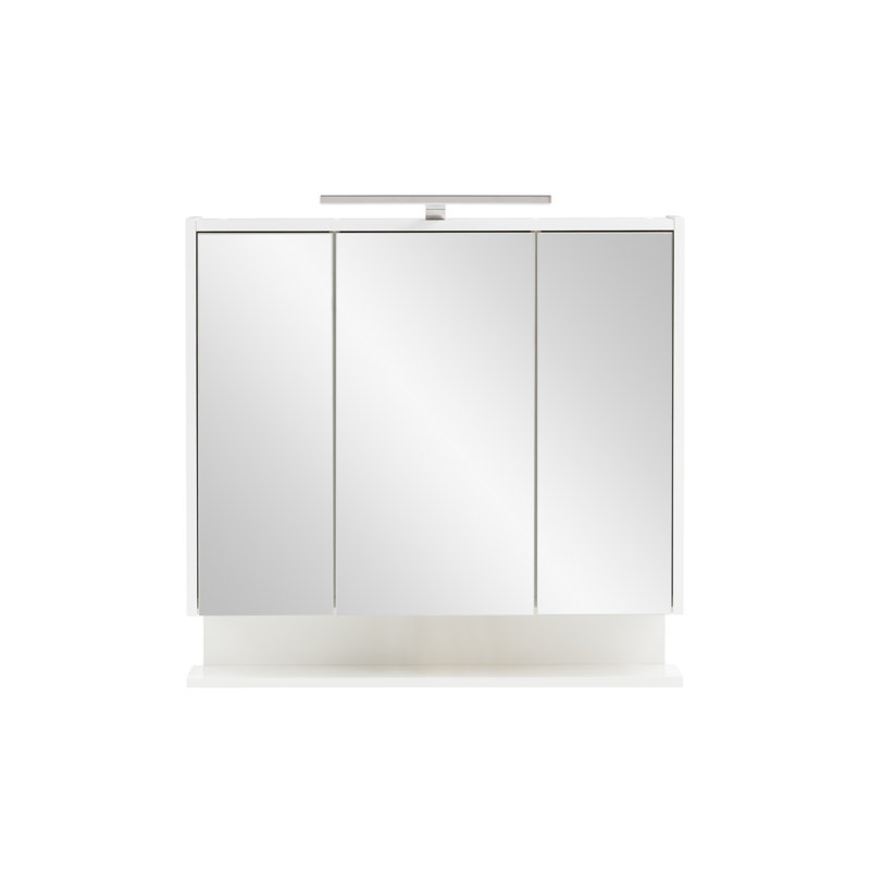 75 cm x 71 cm Burkhild Mirror Cabinet with Lighting