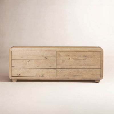 Sheldon 6 Drawer Dresser-Worn Oak