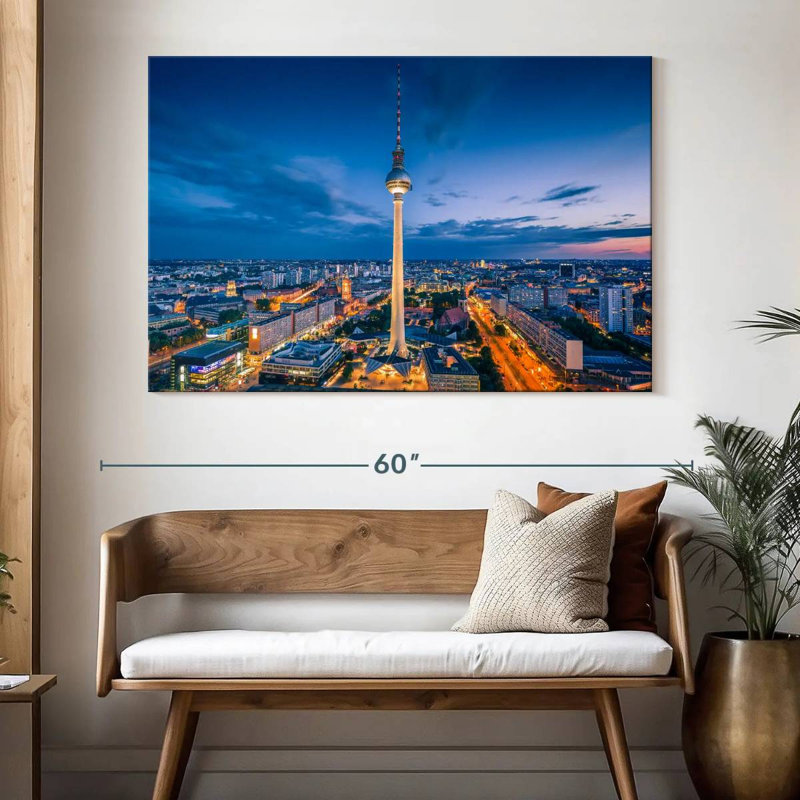 Rorry Alexanderplatz TV Tower, 34" H x 51" W