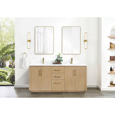 Meuble-lavabo double 72 po Cloverfield