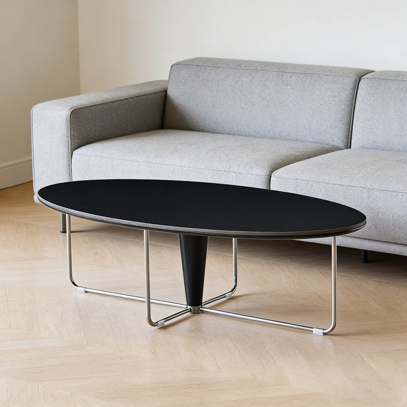 Table basse ovale durable