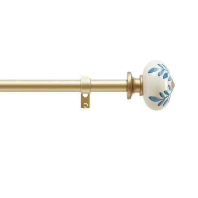 Martha Stewart Roseland Rod And Finial Set
