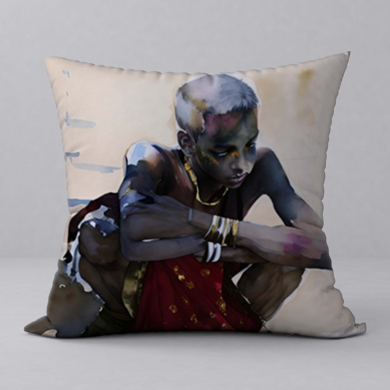 Reversible Throw Pillow