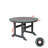Round Metal Outdoor Dining Table With Umbrella Hole , 48'' in. W 48'' in. D