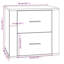 Kenneisha 50cm W Manufactured Wood Bedside Table-1135173337