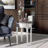 Mercer41 Roddey Glass Mirrored End Table & Reviews | Wayfair