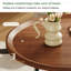 Table basse monocouche ronde