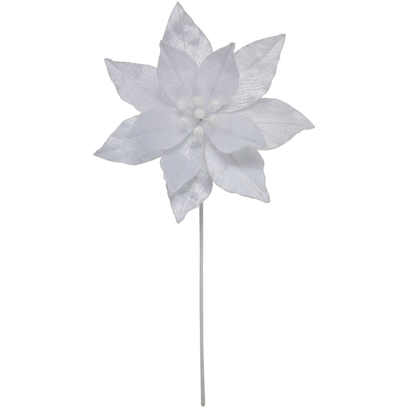 24'' Fabric Plants & Flowers Pick