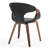 Lynnzee 18.11'' H Faux Leather Upholstered Armchair