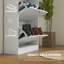 18 Pair Flip Down Shoe Storage