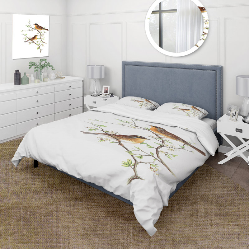 Vintage Mammals II - Ensemble de housse de couette Farmhouse - Microfibre de polyester
