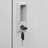 Locker Cabinet - Light Grey 35.4”X17.7”X36.4” Steel Storage Unit, Adjustable Shelves, Secure Locking Design-940508140