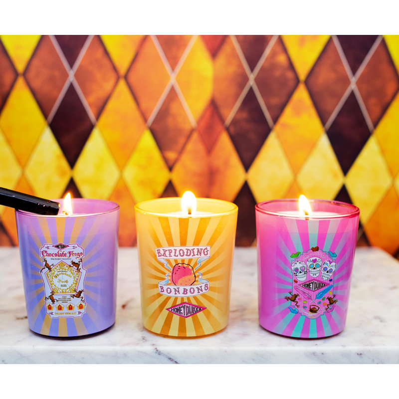 Designer Candle with Glass Holder